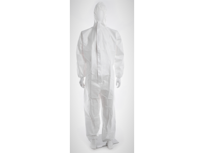 INP disposable coverall white, non-woven