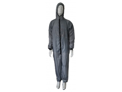 Polyester overall, donkergrijs