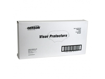 Protective lens film peel-offs for Gerson 9955E full face respirator