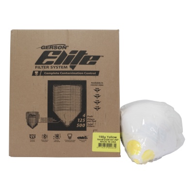 Gerson ELITE paint strainers nylon fine, 190 micron, yellow mesh