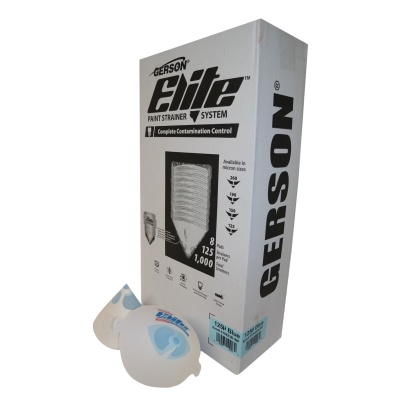 Gerson ELITE paint strainers nylon extra fine, 125 micron, blue mesh
