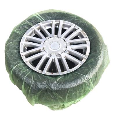 Tire masking film for rim repair