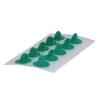 Autocollants pour capteurs de stationnement 18mm, verts