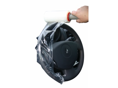 Protection foil for steering wheels