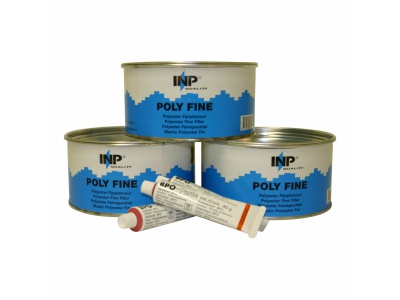 PolyFine: mastic polyester fin 2 kg avec durcisseur