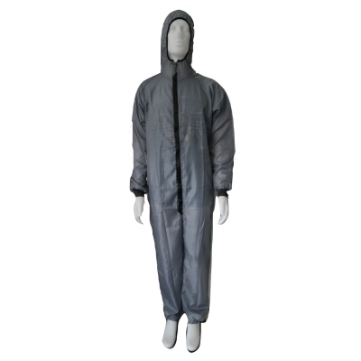 Combinaison de polyester, gris foncé