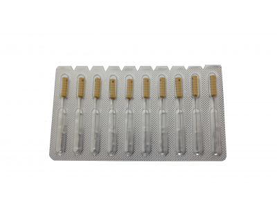 Refill dust needles: blister with 10 needles