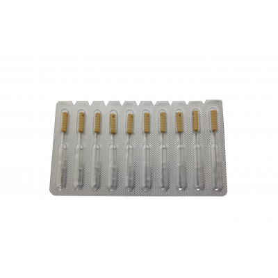 Refill dust needles: blister with 10 needles