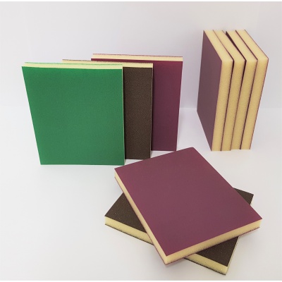 Double-sided sanding pads, purple, microfine 1000-1200-1500