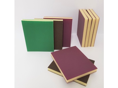 Double-sided sanding pads, brown, fine 320-400-500