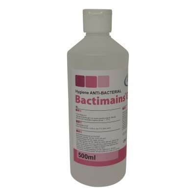 Bactimains® GHA gel hydro-alcoolique, flacon 500 ml