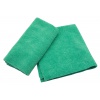 Microfiber cloths, green, set of 3