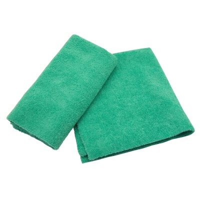 Chiffons microfibres, vert, jeu de 3