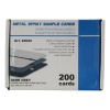 Metal spray sample cards Economy, dark grey (RAL7015)