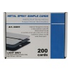 Metal spray sample cards Economy, light grey (RAL7001)