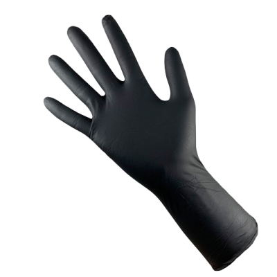 Gants nitrile, très épais et manchette longue