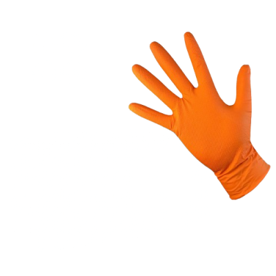 Gants nitrile, très épais et avec surface "diamond grip"