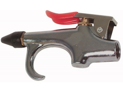 Air blow gun with rubber nozzle