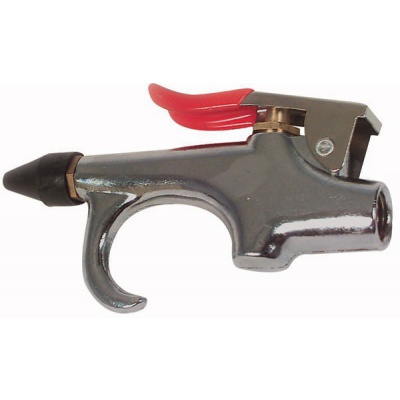 Air blow gun with rubber nozzle