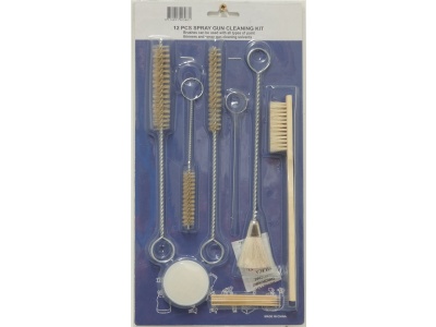 Juego de brochas (12 uds.) para limpiar pistolas