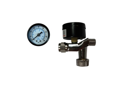Pressure gauge, with regulator