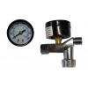 Pressure gauge, with regulator