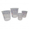 Supercup mixing cup, blue/red imprint