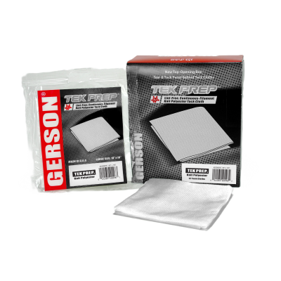Gerson tampon d'essuyage Tek Prep, polyester, blanc
