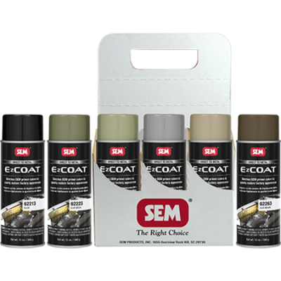 EZ Coat™ assortiment met 6 spuitbussen