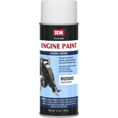 Marine Engine Paint™ - Evinrude White - spray 473 ml