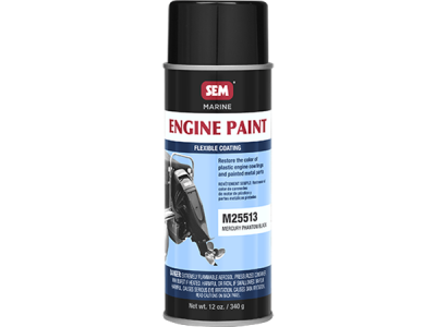 Marine Engine Paint™ - Mercury Phantom Black - spray 473 ml