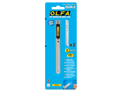 OLFA SVR-2 stainless steel snap-off blade cutter 9 mm