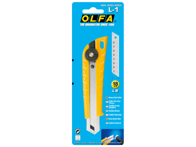 OLFA L-1 cuchillo de hoja retráctil 18 mm