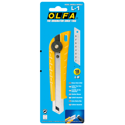OLFA L-1 snap-off blade cutter 18 mm