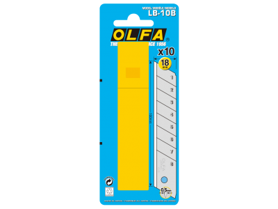 Hojas segmentadas OLFA 18 mm (LB-10B)