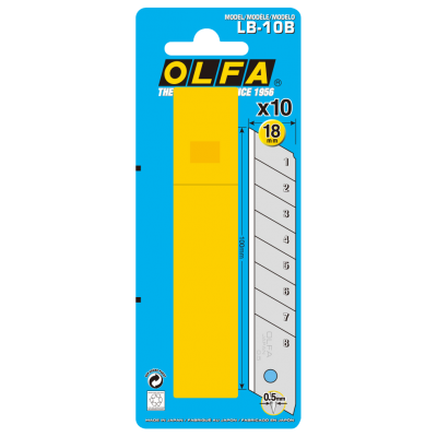Reserve afbreekmes OLFA 18 mm (LB-10B)